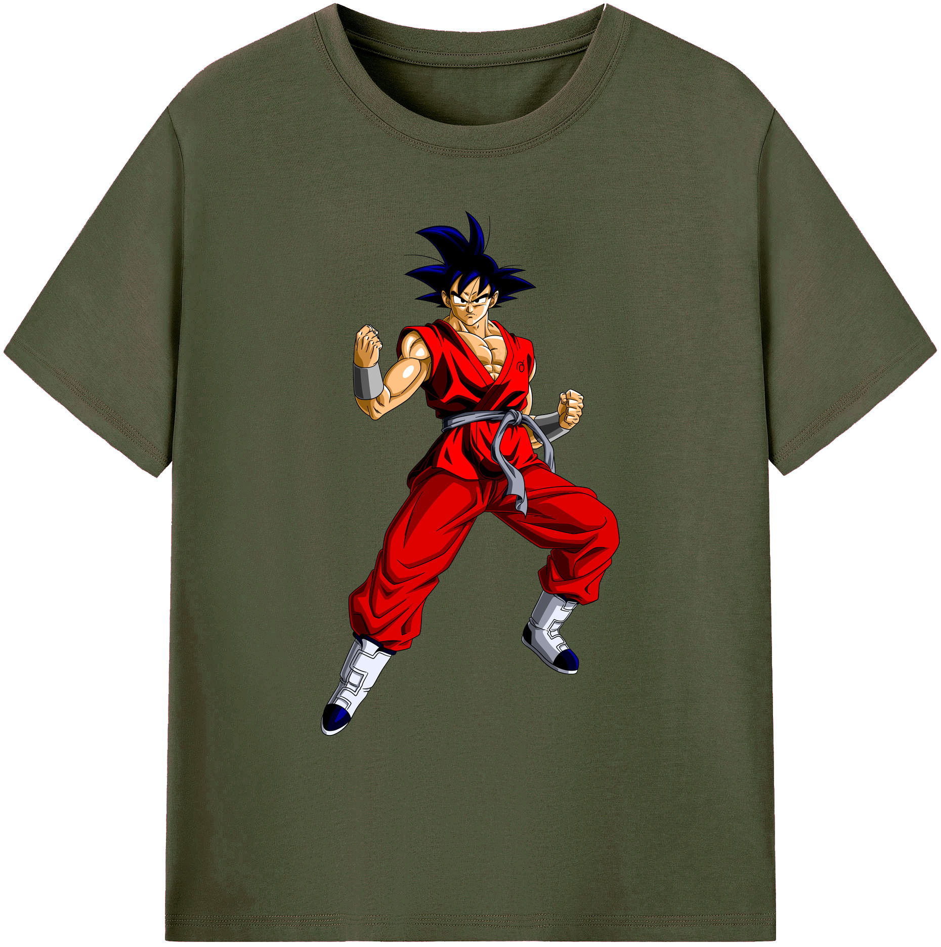 （画像用） ドラゴンボール 孫悟空（そん ごくう）Son Goku カカロット DRAGON BALL Kakarotto 綿100％ メンズ半袖Tシャツ｜肌触りやわらか＆通気性